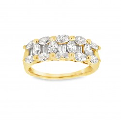 Pre Owned 18ct Diamond dress Ring ZA643
